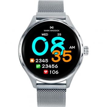 Reloj SmartNow Mark Maddox MS2000-80 para mujer - Reloj inteligente de metal con brazalete de acero y malla milanesa