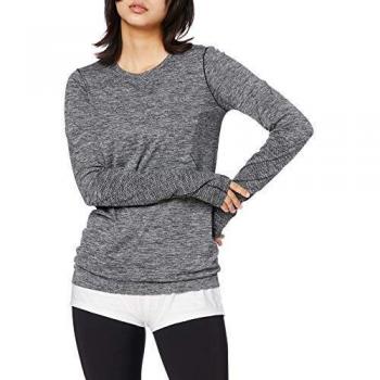 ASICS Race Seamless LS Camiseta de Manga Larga, Mujer, Performance Black, L
