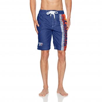 Superdry Cali Surf Board, Bañador para Hombre, Blu