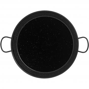 IMEX EL ZORRO El Zorro 63025-Paellera, Esmaltado, Negro, 46 cm