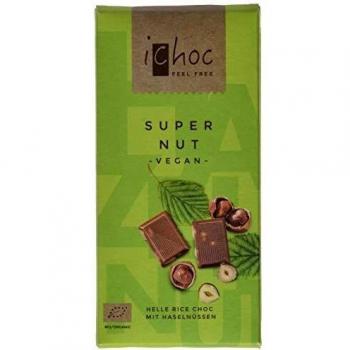 ichoc Super Nut Rice Chocolate Claro - Bio - 80 g