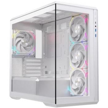 Caja de PC Einarex Zenith ZM800 RGB Blanca, Midi Tower con Soporte para 10 Ventiladores de 120mm y Refrigeración Líquida de 360mm
