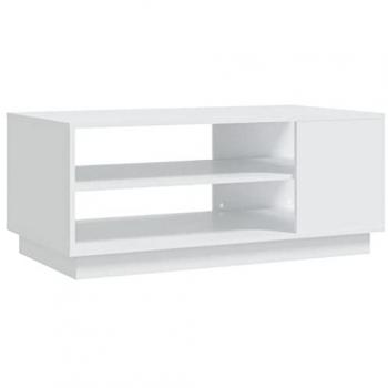 vidaXL Coffee Table White 102x55x43 cm Engineered Wood