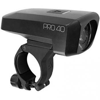 Luz Delantera Pro 40 Acid - Iluminación de Bicicleta Plateada