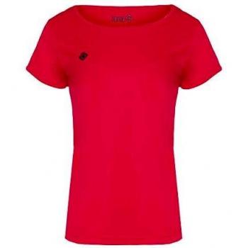 Izas Adaia II Camiseta de Manga Corta, Mujer, Rojo