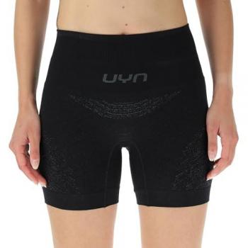 UYN - Short de mujer Running Exceleration, Mallas Cortas Running Exceleration, Negro/Hierro, Talla Small