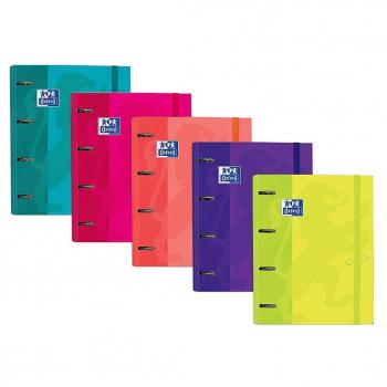 CARPETA ANILLAS OXFORD A4+ 100H TOUCH CON TAPAS EXTRADURAS Y RECARGABLE