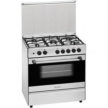 Meireles S0415896 Cocina de Gas G801Xacero Inoxidable 5 Fogones, 102 L