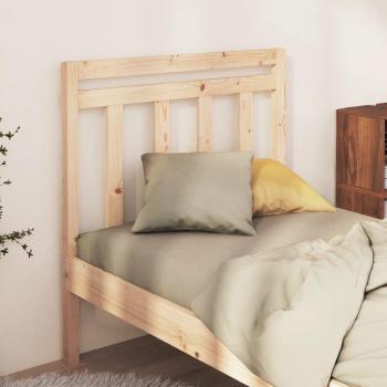 Cabecero de cama 106x4x100 cm madera maciza de pino