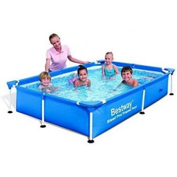 Bestway Splash Jr. Frame - Piscina Tubular, 221 x 150 x 43 cm