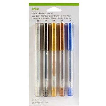Cricut Juego de bolígrafos de gel con purpurina