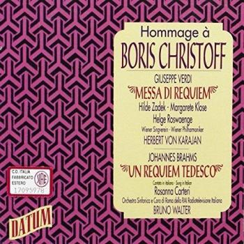 Tribute to Boris Christoff - CD Album