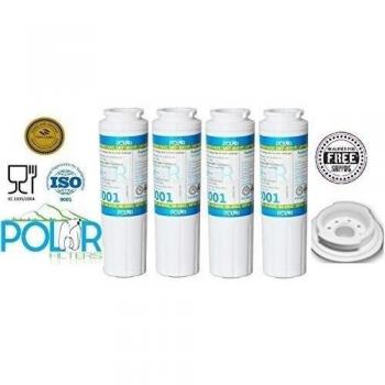 Paquete de 4 De Polar Premium Filtro De Agua para reemplazar Maytag, Amana, Kenmore, Jenn-Air, Whirlpool, Kitchenaid, UKF8001, UKF8001AXX, UKF-8001P, UKF9001, UKF9001AXX, 469006, 469992, 9005, 9006, 469030, 12527304, 4396395, WF295, WF50, SGF-M10