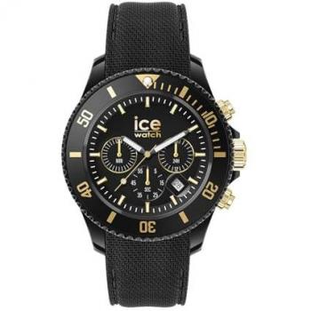 Reloj Ice-Watch Chrono 021602 - Reloj negro para Hombre, con correa de polyamide, tamaño 40mm, diseño en color negro y dorado