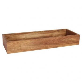 Soporte de Acacia para Bandeja GN2/4 53x16.2x7.5cm