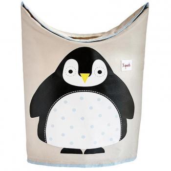 3 Sprouts Pinguino - Cesto para ropa, unisex