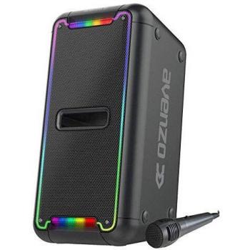 Avenzo AV-SP3201B Altavoz Bluetooth Led y Micro Negro