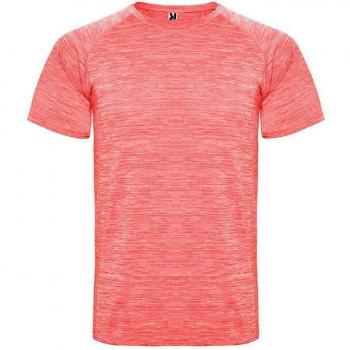 Camiseta Técnica Roly Austin de Manga Corta para Niño, Tejido Space Dye con Estilo Ranglán