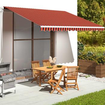 Tela de repuesto para toldo 4,5x3,5 m Color Azul y blanco, Crema, Amarillo y blanco Protección Rayos UV para Terraza Patio Exterior Jardín