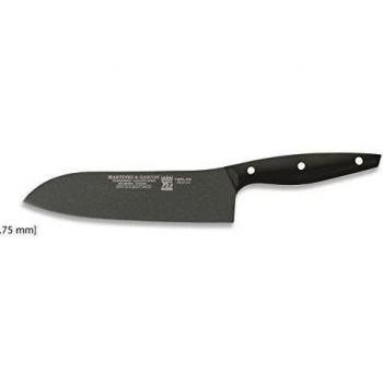 Martínez y Gascón 0788 - Cuchillo Santoku, hoja recubierta con teflón, 20 cm