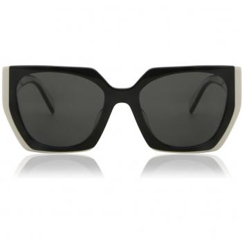 Prada PR 15WSF Asian Fit 09Q5S0 Women’s Sunglasses Black Size 55