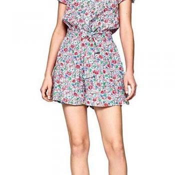 Pepe Jeans -PANTALÓN Corto PL800888 Paulina 0AA Multi -Short/Bermuda Estampado Floreado para Mujer/Chica