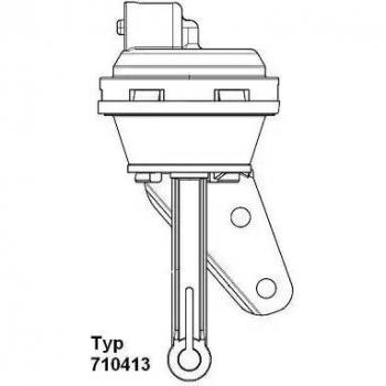 Válvula de Control de Depresión 710413 Wahler para Reciclaje de Gases de Escape en Volkswagen y Seat