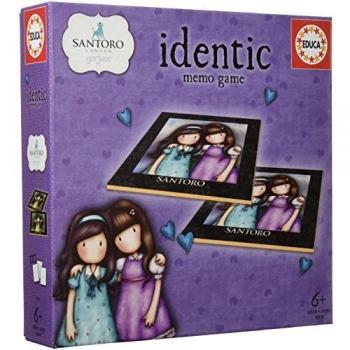Educa - Identic Gorjuss Juego Educativo de Memoria para niños, 110 Cartas, a Partir de 6 años