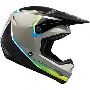 Casco de motocross FLY Racing Kinetic Vision Gris-Negro ECE (Tamaño M)
