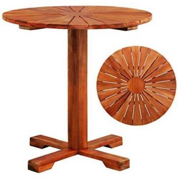 Bistro Table 70x70 cm Solid Acacia Wood