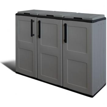 Gabinete Bajo Eco en Polipropileno ARTPLAST, Armario de media altura, dimensiones L 1020 x P370 x H 840 mm