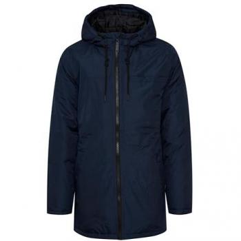 Parka corta con capucha azul marino Blend 20714397 para hombre, ajuste regular