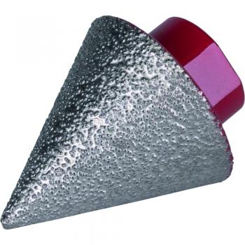 Broca Cónica de Diamante Rubi 6986 Ø02-35MM M14, Broca Drygres 4Drill Hex.05923/06mm Rubi