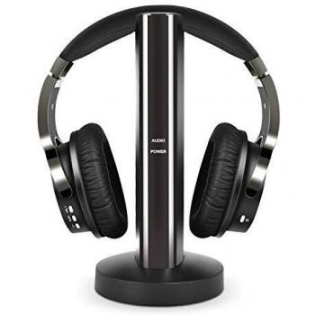 Auriculares inalámbricos de TV 2.4G Digitales, Auriculares inalámbricos de Alta fidelidad con RCA / 3.5MM y conexión óptica, para Ver la computadora de Juegos de TV
