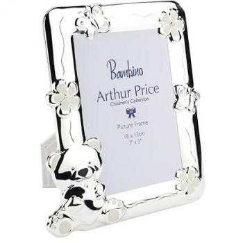 Personalized Engravable 7 x 5 Teddy Bear Photo Frame