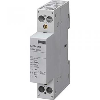 Contactor Siemens SENTRON 5TT5001-0, 2 polos, 1 NA + 1 NC, 20 A, bobina 230 V AC