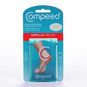COMPEED AMPOLLAS 5 APOSITOS MED 4,2X6,8 CM