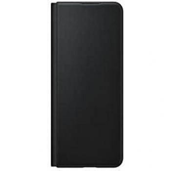 Samsung Galaxy Z Fold3 Leather Flip Cover - Official Samsung Case - Black