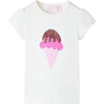 Camiseta infantil color crudo 128