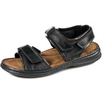 Sandalias de Hombre Josef Seibel Rafe | Verde, Negro/Brasil, Nero | Con cierre de velcro y diseño veraniego