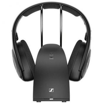 Epos Sennheiser RS 120-W Auriculares Inalámbricos RF Diadema para TV con Base de Carga Negro Bluetooth On-Ear
