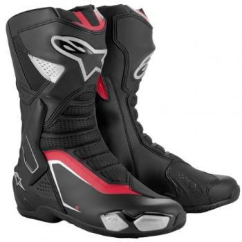 Alpinestars SMX-6 V3 Botas de moto - Negro Rojo Plata (40)
