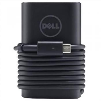 Adaptador de corriente Dell USB-C 65W para notebook, color negro