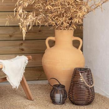 Lámpara de Mesa Solar LED Raikot Natural para Exterior y Decoración