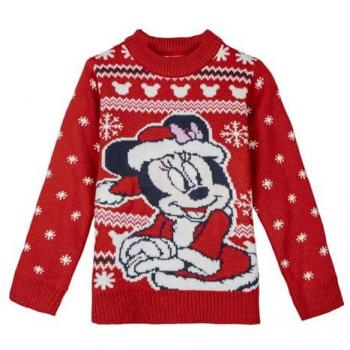 Jersey de Punto Navideño Minnie Mouse - Suéter Navidad Disney Diseño Festivo