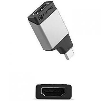 Adaptador USB-C Ultra Mini a HDMI 4K 60Hz Compatible con MacBook, Surface, Galaxy y más - Gris
