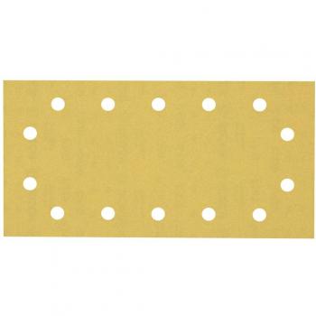 Papel de lija Bosch Expert C470 con 14 orificios, 115 x 230 mm, grano 240, paquete de 10 unidades