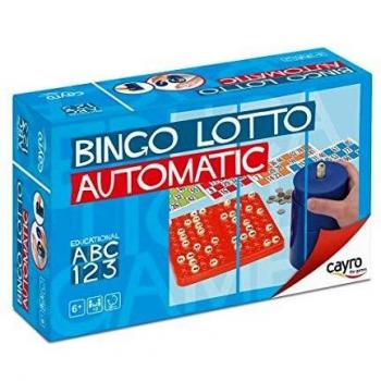 Cayro - Bingo automático - Juego Tradicional - Juego de plástico - Juego para niños y Adultos - Juego de Mesa