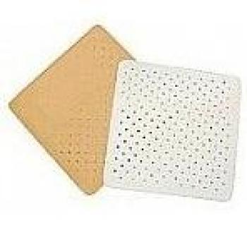 DINTEX - Alfombra Ducha Caucho 54X54 Blanca