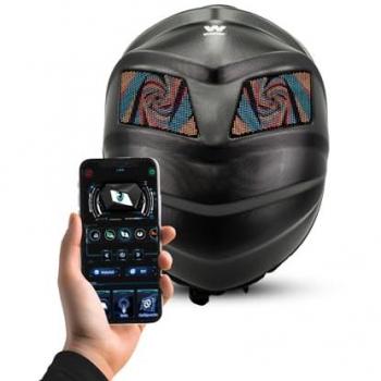 Mochila Inteligente LED Programable Black Knight - Impermeable, 30 litros, Bluetooth, para Ciclismo y Moto